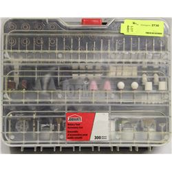JOBMATE 300 PIECE ROTORY TOOL ACCESSORY SET