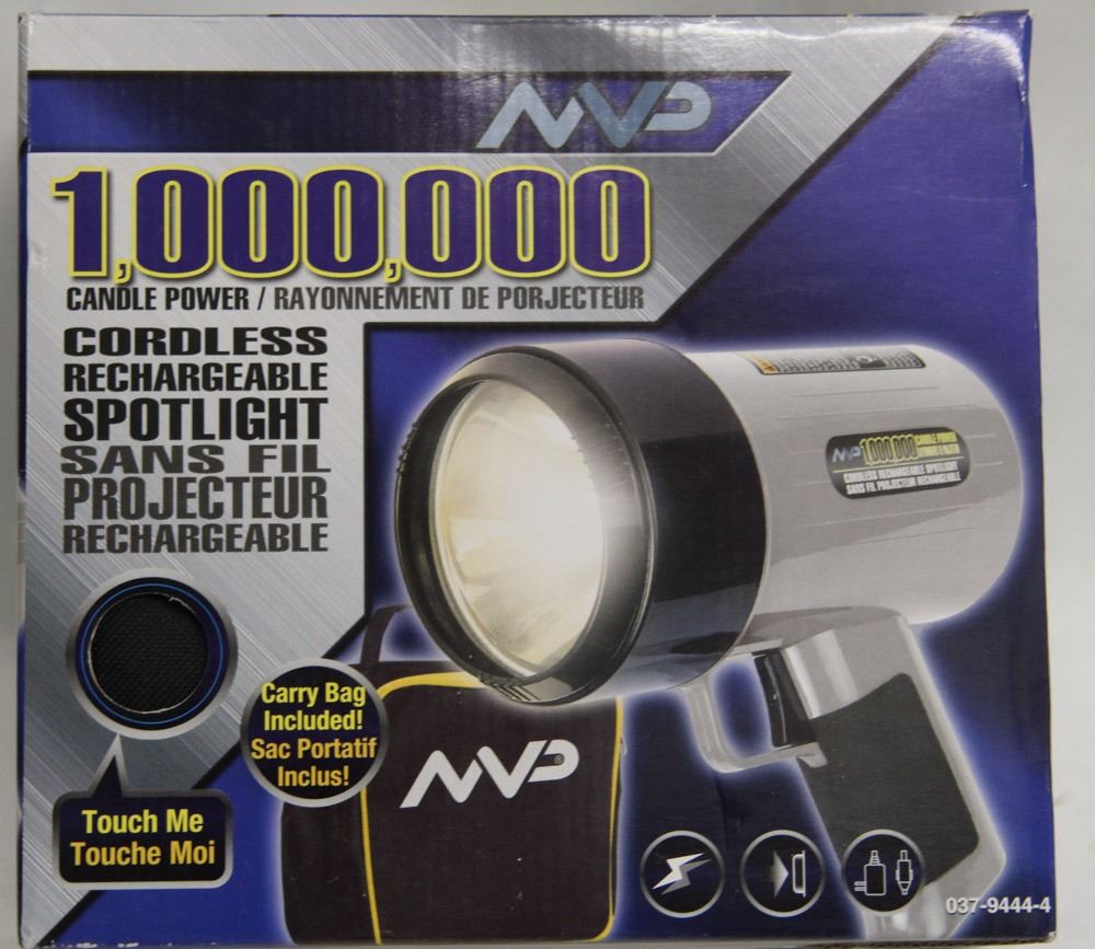 1,000,000 CANDLE POWER CORDLESS SPOTLIGHT