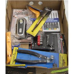 FLAT OF ASSORTED NEW TOOLS