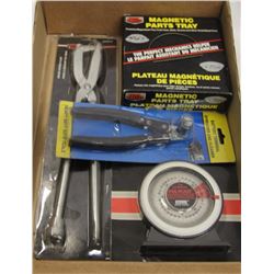 ASSORTED TOOL LOT: INCLUDES BRAKE SPRING PLIER