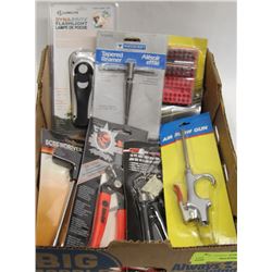 ASSORTED TOOL LOT:  INCLUDES AIR BLOW GUN, 10 PC X