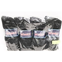 12 PAIR SPORTS COLLECTION BLACK SOCKS SIZE 10-13