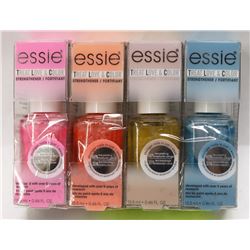 LOT OF 4 ESSIE ASST STRENGTHENER POLISH