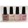 Image 1 : LOT OF 4 ASSORTED CND VINYLUX NAIL POLISH