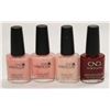 Image 1 : LOT OF 4 ASSORTED CND VINYLUX NAIL POLISH