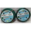Image 1 : PAIR OF 50FT NYLON REINFORCED GARDEN HOSE