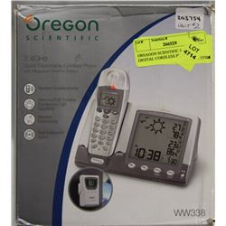 OREAGON SCIENTIFIC 2.4 GHZ DIGITAL CORDLESS PHONE