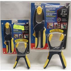 MASTERCRAFT MED LOCK JAW CLAMPS , 1 1/2, 2 1/4