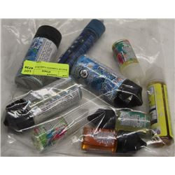 BAG OF VARIOUS VAPE FLAVORS