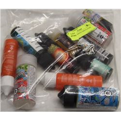 BAG OF VARIOUS VAPE FLAVORS