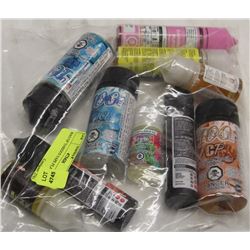 BAG OF VARIOUS VAPE FLAVORS