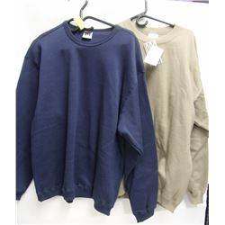 LOT OF 2 MENS SWEATSHIRTS, SIZE LARGE