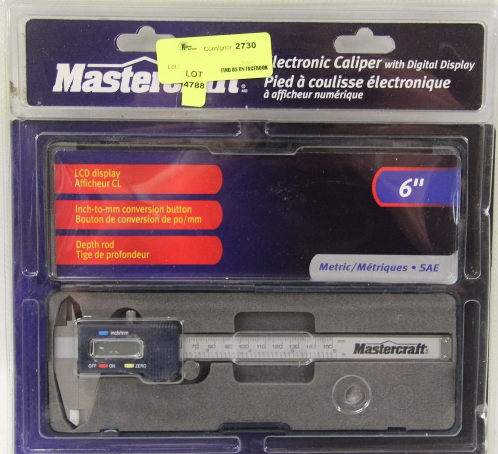 MASTERCRAFT 6"ELECTRONIC CALIPER