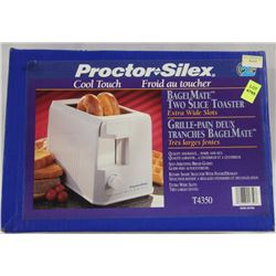 PROCTOR SILEX COOL TOUCH BAGELMATE 2 SLICE TOASTER