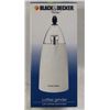Image 1 : BLACK & DECKER BISTRO COFFEE GRINDER W/ STAINLESS