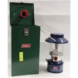 COLEMAN LANTERN IN HARD METAL CASE