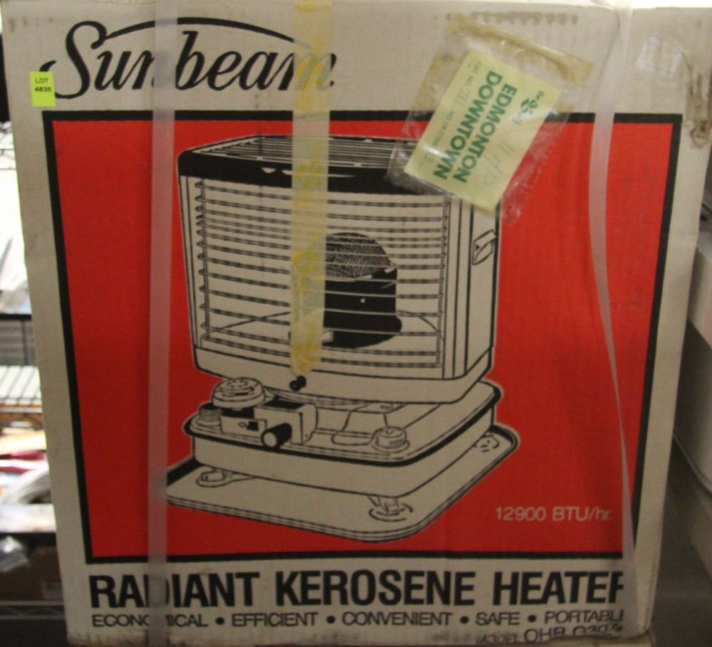 SUNBEAM RADIANT KEROSENE HEATER
