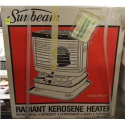 SUNBEAM RADIANT KEROSENE HEATER