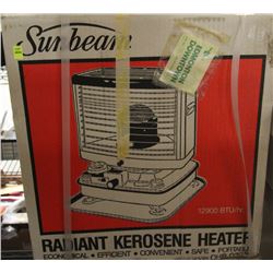 SUNBEAM RADIANT KEROSENE HEATER