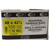 Image 1 : INDUSTRIAL GARBAGE BAGS 48" X 42.5" , 100 PER BOX