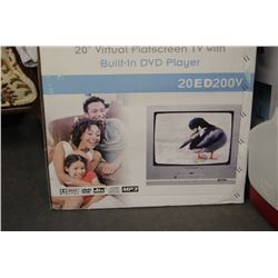 ELECTROHOME 20" VIRTUAL FLAT SCREEN TV WITH BUILT