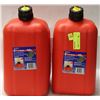 Image 1 : LOT OF TWO 10L GAS CANS