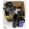 Image 1 : LOT OF TRAVEL MUGS