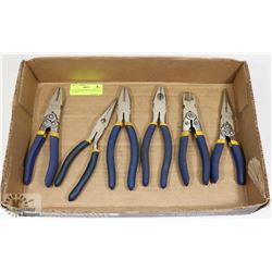 SET OF MASTERCRAFT PLIERS AND CUTTERS