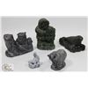 Image 1 : LOT OF WOLF ORIGINALS CARVINGS