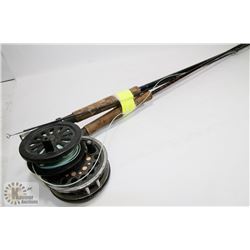 2 FLYRODS AND REELS