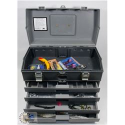 FLAMBEAU FISHING BOX FULL OF LURES