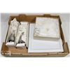Image 1 : WEDDING LOT: INCLUDES RING PILLOW, BRIDE & GROOM