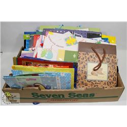 FLAT OF OVER 40 ASSORTED GIFT BAGS, INCLUDES