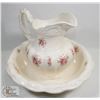 Image 1 : PORCELAIN PITCHER & BASIN