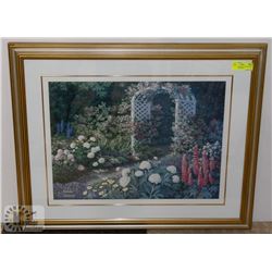 MONNEL/NORRISH ARTIST PROOF 1/30 "GARDEN SCENE"