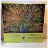 Image 1 : 9)  NEW IN SEALED PACKAGE 1000 PCE PEACOCK