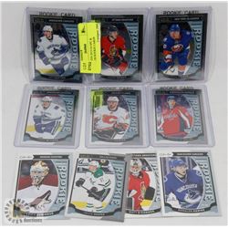 LOT OF TEN 2015/16 OPC & PLATINUM ROOKIE CARDS