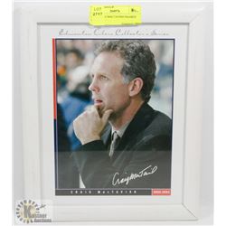 8X10 CRAIG MACTAVISH FRAMED PICTURE.