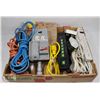Image 1 : FLAT OF ASSORTED ELECTRICAL SUPPLIES INCLUDING