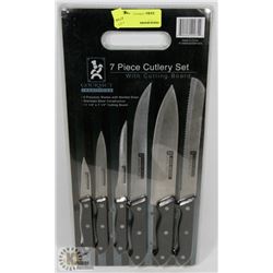7PC CUTLERY SET WITH CUTTING BOARD