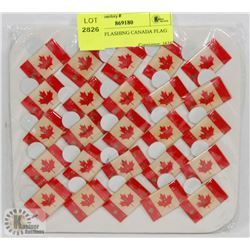 TRAY OF FLASHING CANADA FLAG PINS