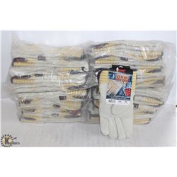 24 PAIRS OF INSULATED SPLIT LEATHER TYPE WORK