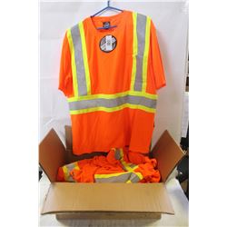 BOX OF APPROX. 16 FORCEFIELD CREWNECK BIRDS EYE