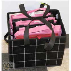 LOT OF FOLDABLE CLOTH STORAGE