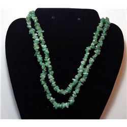13)  JADE GREEN ADVENTURINE 34"