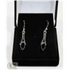 Image 1 : #95-BLUE CUBIC ZIRCONIA  DANGLING EARRINGS
