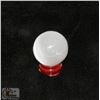 Image 1 : #148-NATURAL SELENITE HEALING SPHERE BALL