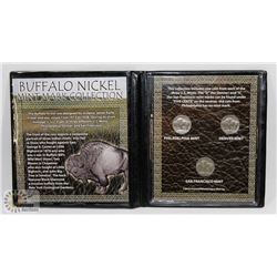 BUFFALO NICKEL MINT MARK COLLECTION