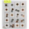 Image 1 : STOCK SHEET OF MIXED DATE COINS