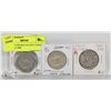 Image 1 : LOT OF 3 CANADA 50 CENT COINS 1955, 1956, 1944